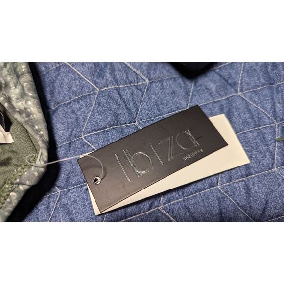 NEW Ibiza Swim Size S Tankini with Macrame Back Detail PADs included Green - Picture 5 of 9